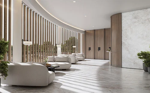Rustomjee Balmoral Lobby Lounge