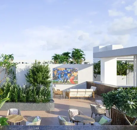 Rustomjee Prive Rooftop Lounge